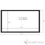 KAUBER Frame Velvet 136" 169x300 White Flex 16:9