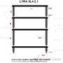Bassocontinuo Lyra XL4 2.1 (290 mm) Walnut/Silver