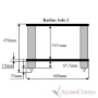 Solid Tech Radius Solo 2  black corner-pillars Black